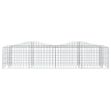 Vidaxx gabion voûté surélevé 200x50x50 cm en fer galvanisé