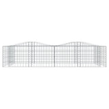 Vidaxx gabion voûté surélevé 200x100x50 cm en fer galvanisé