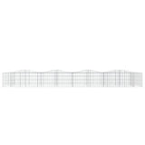 Vidaxx gabion voûté surélevé 400x100x50 cm en fer galvanisé