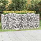 Vidaxl Schanskorf a volta aumentato di ferro zincato 200x100x100 cm