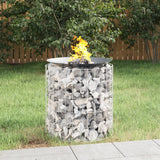 Foyer gabion Vidaxl ø 50 cm en fer galvanisé