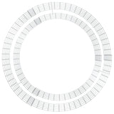 Vidaxl Schanskorf krb Ø 100 cm galvanizované železo