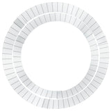 Vidaxl schanskorf vuurplaats ø 100 cm gegalvaniseerd ijzer