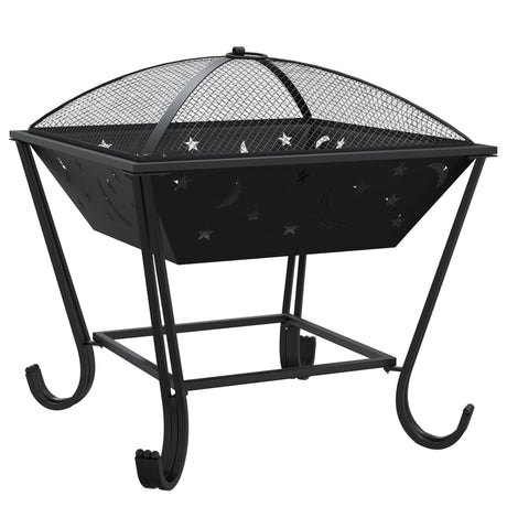 VidaXL brasero avec tisonnier xxl 50 cm en acier