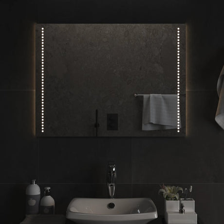 Vidaxl badkamerspiegel led 60x80 cm