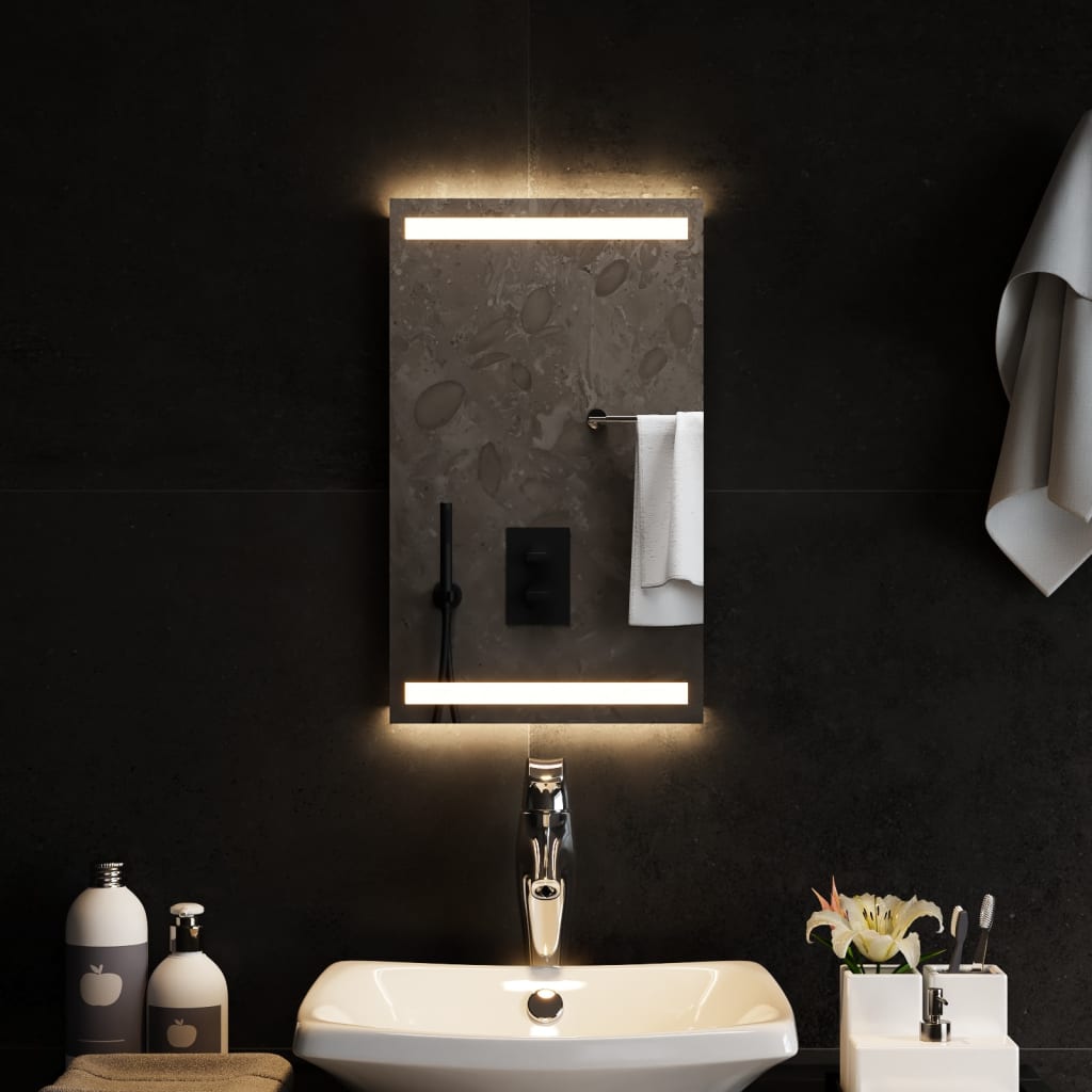 Vidaxl Bathroom Mirror LED 30x50 cm