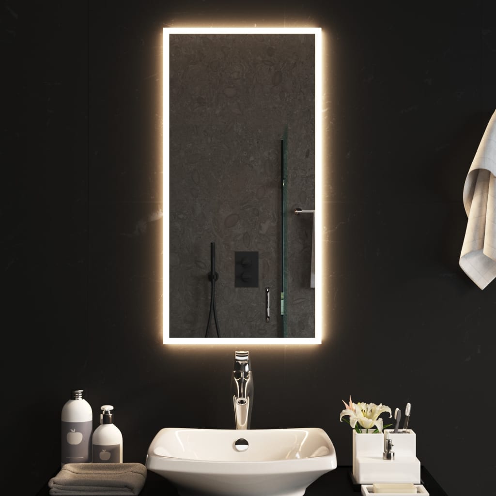 VidaXL Miroir de salle de bain LED 40x80 cm