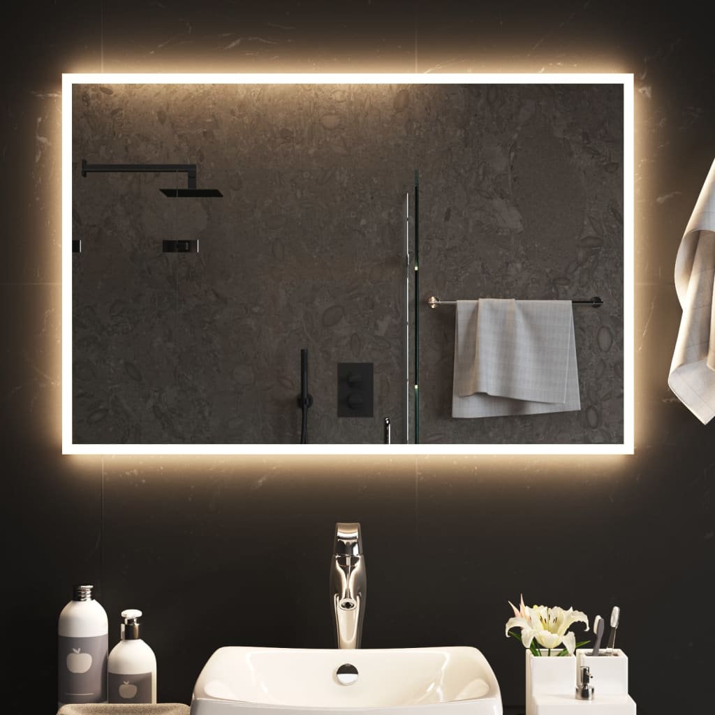 Vidaxl Mirror de baño LED 60x90 cm