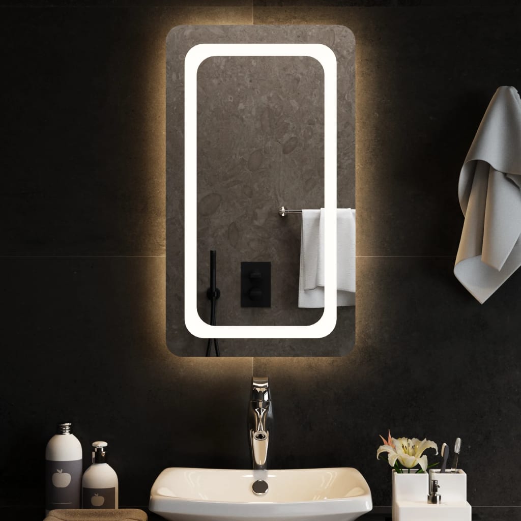 Vidaxl Bathroom Mirror LED 40x70 cm