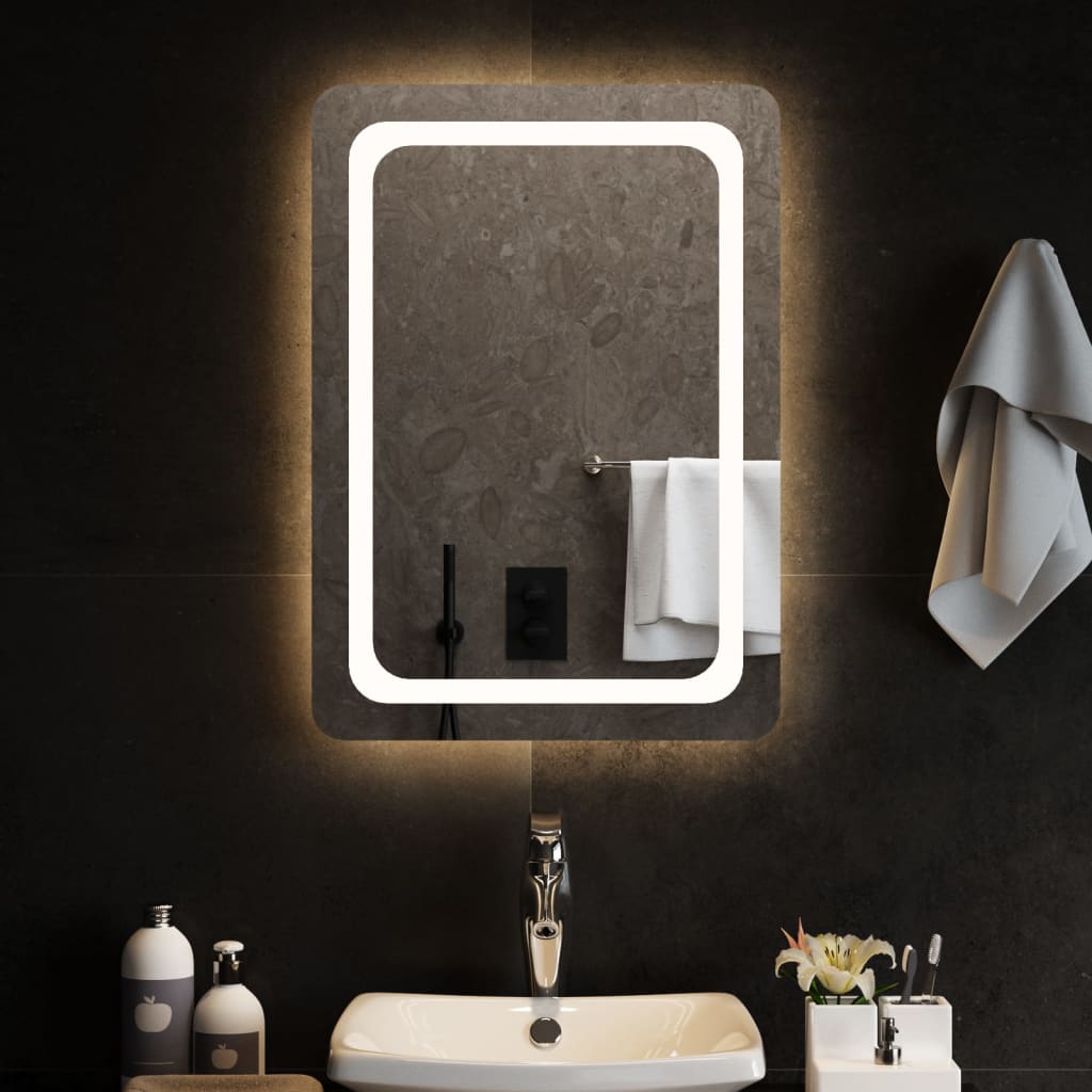 VidaXL Miroir de salle de bain LED 50x70 cm