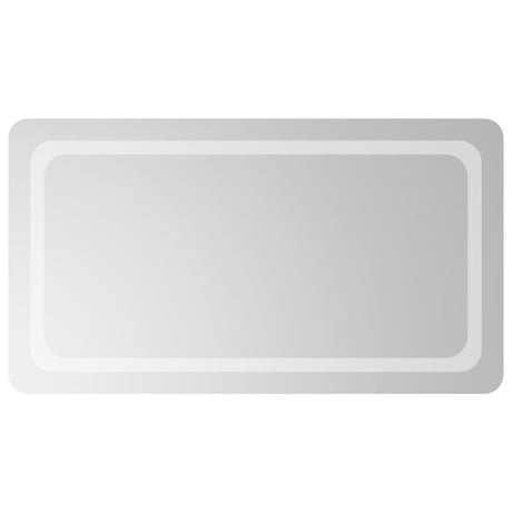 Vidaxl badkamerspiegel led 50x90 cm