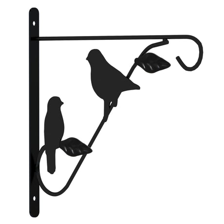 VidaXL supports de panier suspendu 4 pcs acier noir