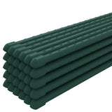 VidaXL Tuteurs pour plantes 30 pcs 60 cm acier vert