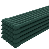 Vidaxxl tuteurs pour plantes 30 pcs 150 cm acier vert