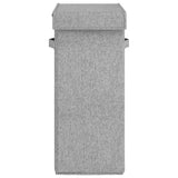 Vidaxl Laundry basket Collapsible 26x34.5x59.5 cm Art linen gray