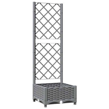 Vidaxx jardinière avec treillis 40x40x121,5 cm polypropylène