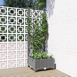 Vidaxx jardinière avec treillis 40x40x121,5 cm polypropylène