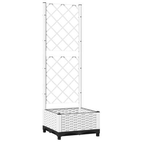 Vidaxx jardinière avec treillis 40x40x121,5 cm polypropylène