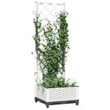 Vidaxx jardinière avec treillis 40x40x121,5 cm polypropylène
