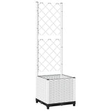 Vidaxx jardinière avec treillis 40x40x136 cm polypropylène