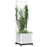 Vidaxx jardinière avec treillis 40x40x136 cm polypropylène