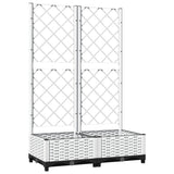 Vidaxx jardinière avec treillis 80x40x121,5 cm polypropylène