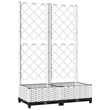 Vidaxx jardinière avec treillis 80x40x121,5 cm polypropylène