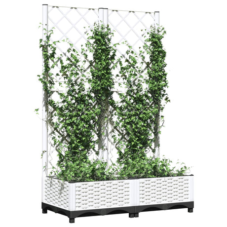 Vidaxx jardinière avec treillis 80x40x121,5 cm polypropylène