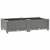 Vidaxx jardinière surélevée 80x40x23 cm polypropylène