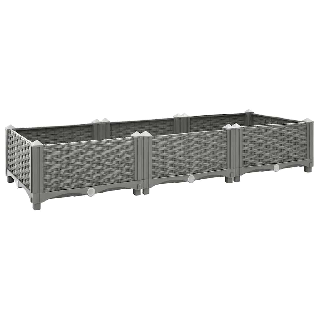 Vidaxx jardinière surélevée 120x40x23 cm polypropylène