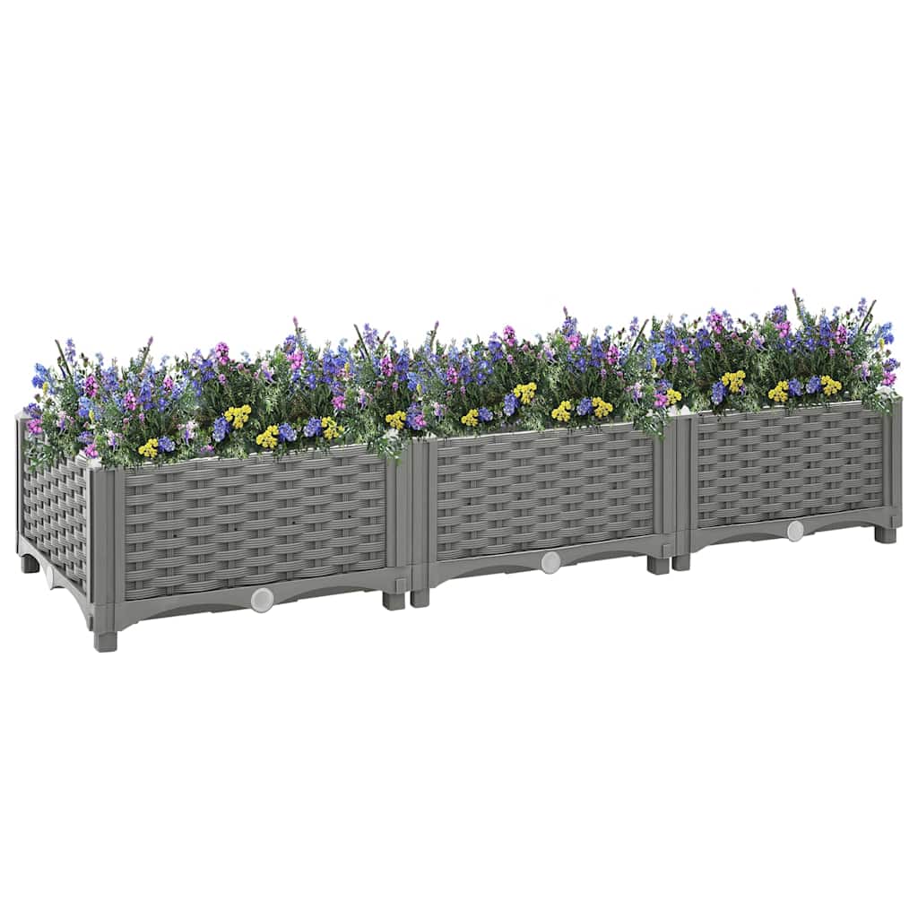 Vidaxx jardinière surélevée 120x40x23 cm polypropylène