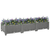 Vidaxx jardinière surélevée 120x40x23 cm polypropylène