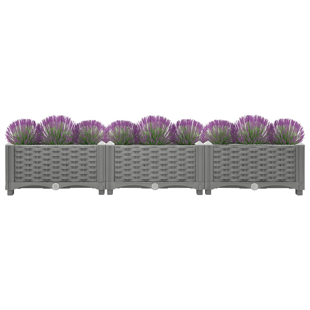 Vidaxx jardinière surélevée 120x40x23 cm polypropylène