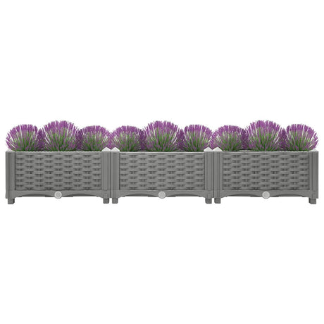 Vidaxx jardinière surélevée 120x40x23 cm polypropylène