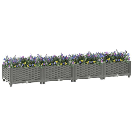 Vidaxx jardinière surélevée 160x40x23 cm polypropylène