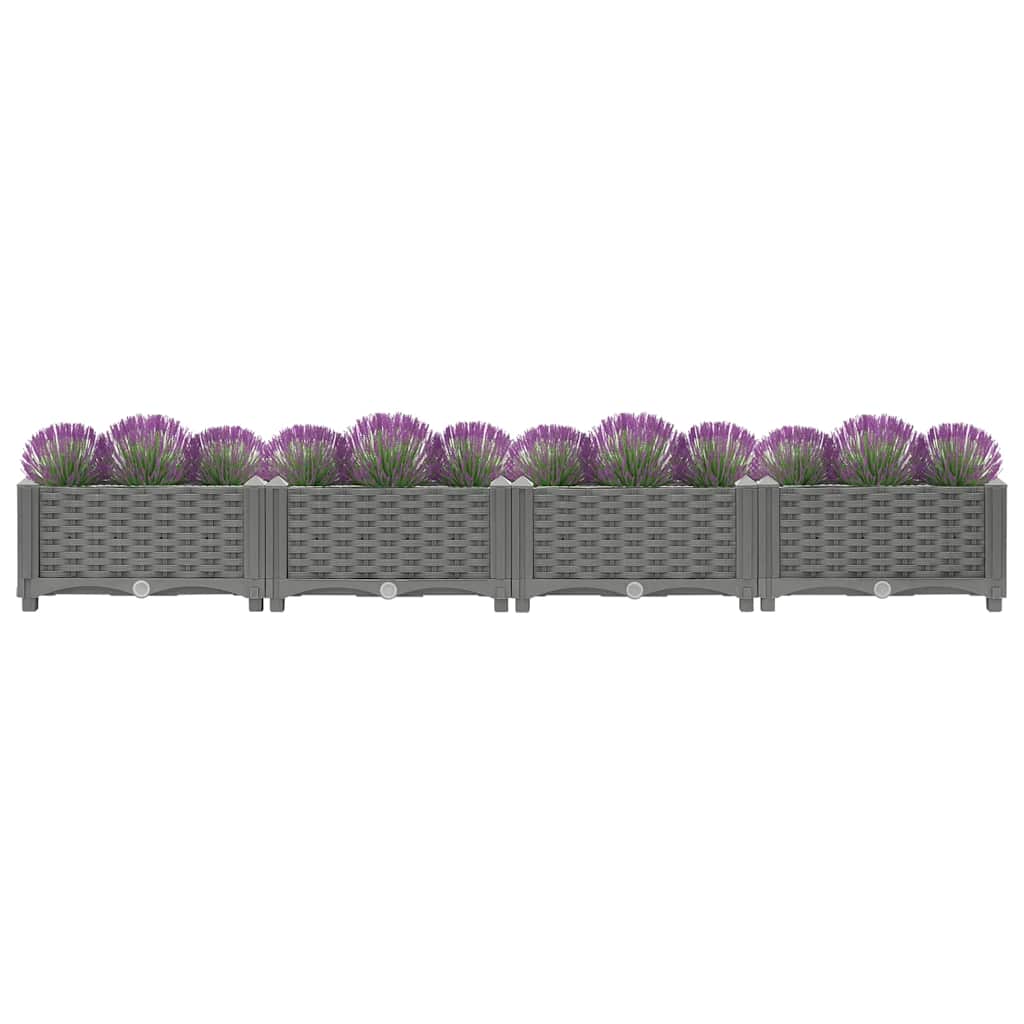 Vidaxx jardinière surélevée 160x40x23 cm polypropylène