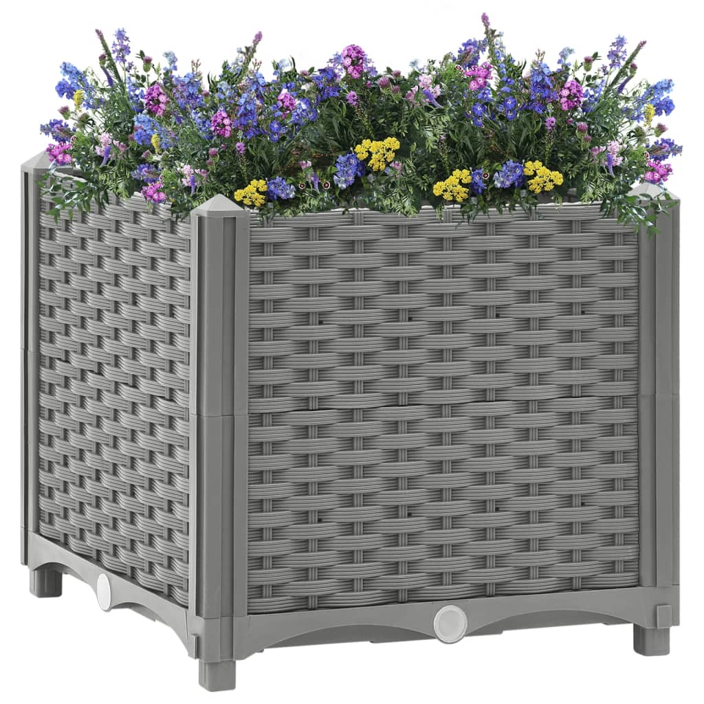 Vidaxl Planter zvedl polypropen 40x40x38 cm