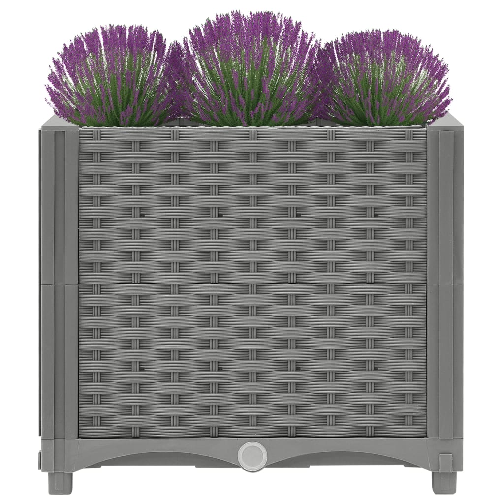 Vidaxl Planter zvedl polypropen 40x40x38 cm