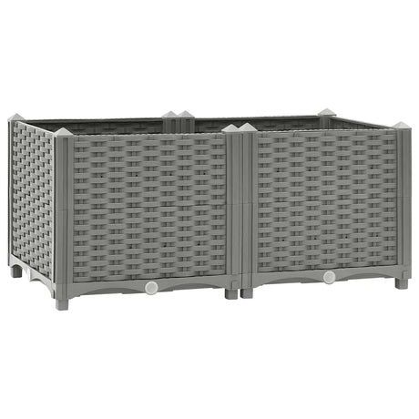 Vidaxx jardinière surélevée 80x40x38 cm polypropylène