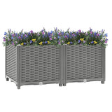 Vidaxx jardinière surélevée 80x40x38 cm polypropylène