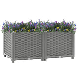 Vidaxl Planter hevet 80x40x38 cm polypropen