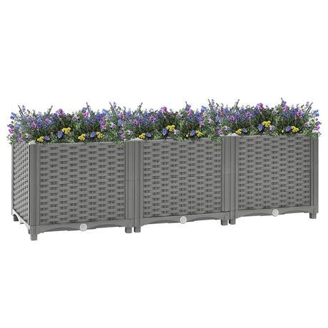 Vidaxx jardinière surélevée 120x40x38 cm polypropylène