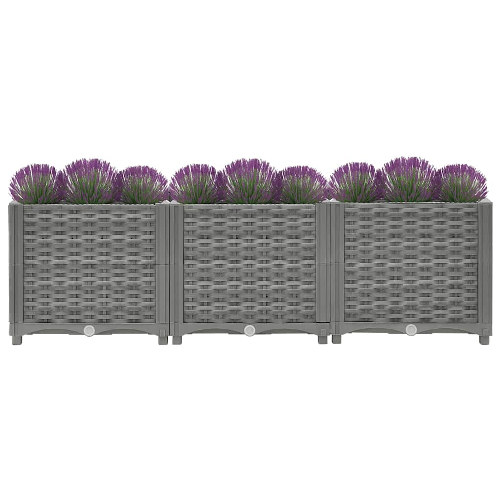 Vidaxx jardinière surélevée 120x40x38 cm polypropylène