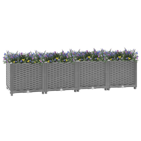 Vidaxx jardinière surélevée 160x40x38 cm polypropylène