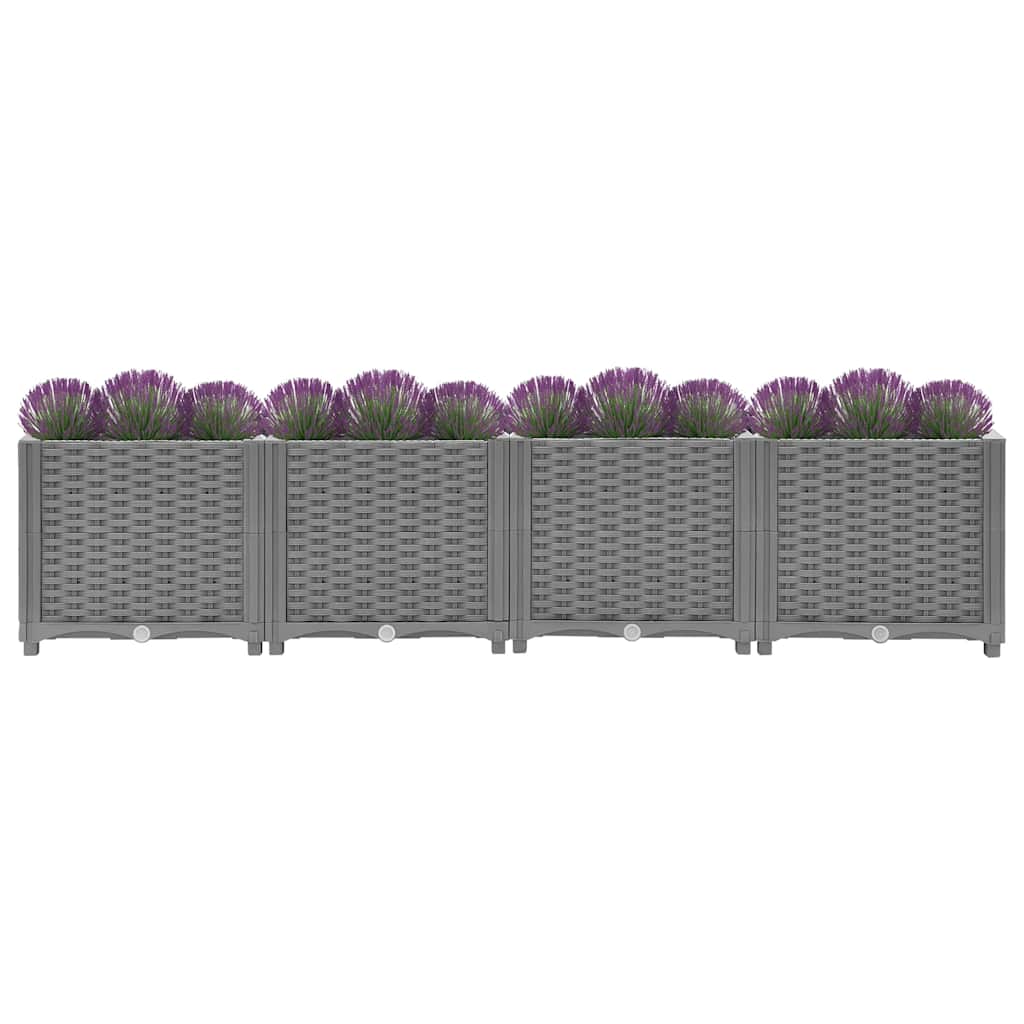 Vidaxx jardinière surélevée 160x40x38 cm polypropylène