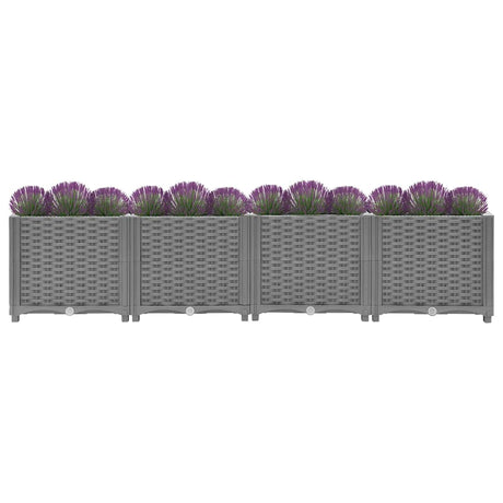 Vidaxx jardinière surélevée 160x40x38 cm polypropylène