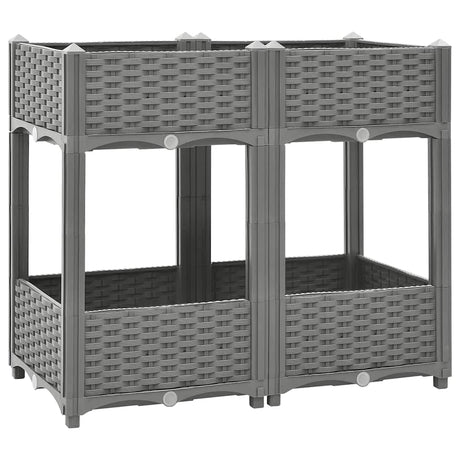Vidaxx jardinière surélevée 80x40x71 cm polypropylène