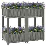 Vidaxx jardinière surélevée 80x40x71 cm polypropylène