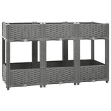 Vidaxx jardinière surélevée 120x40x71 cm polypropylène