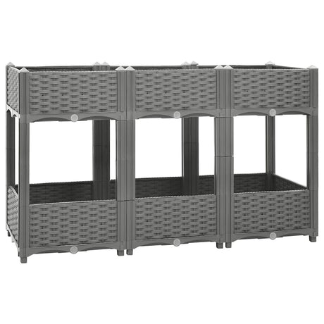 Vidaxx jardinière surélevée 120x40x71 cm polypropylène